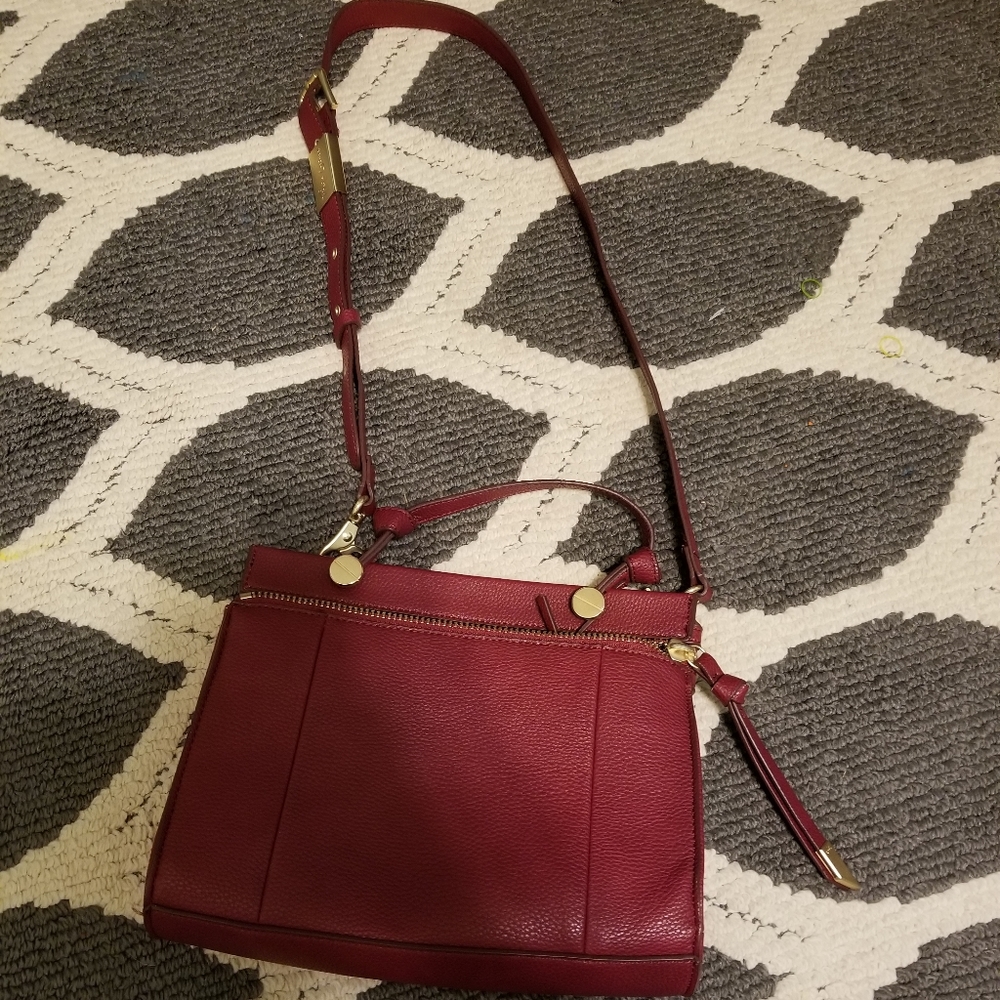 Maroon Foly+ corinna purse